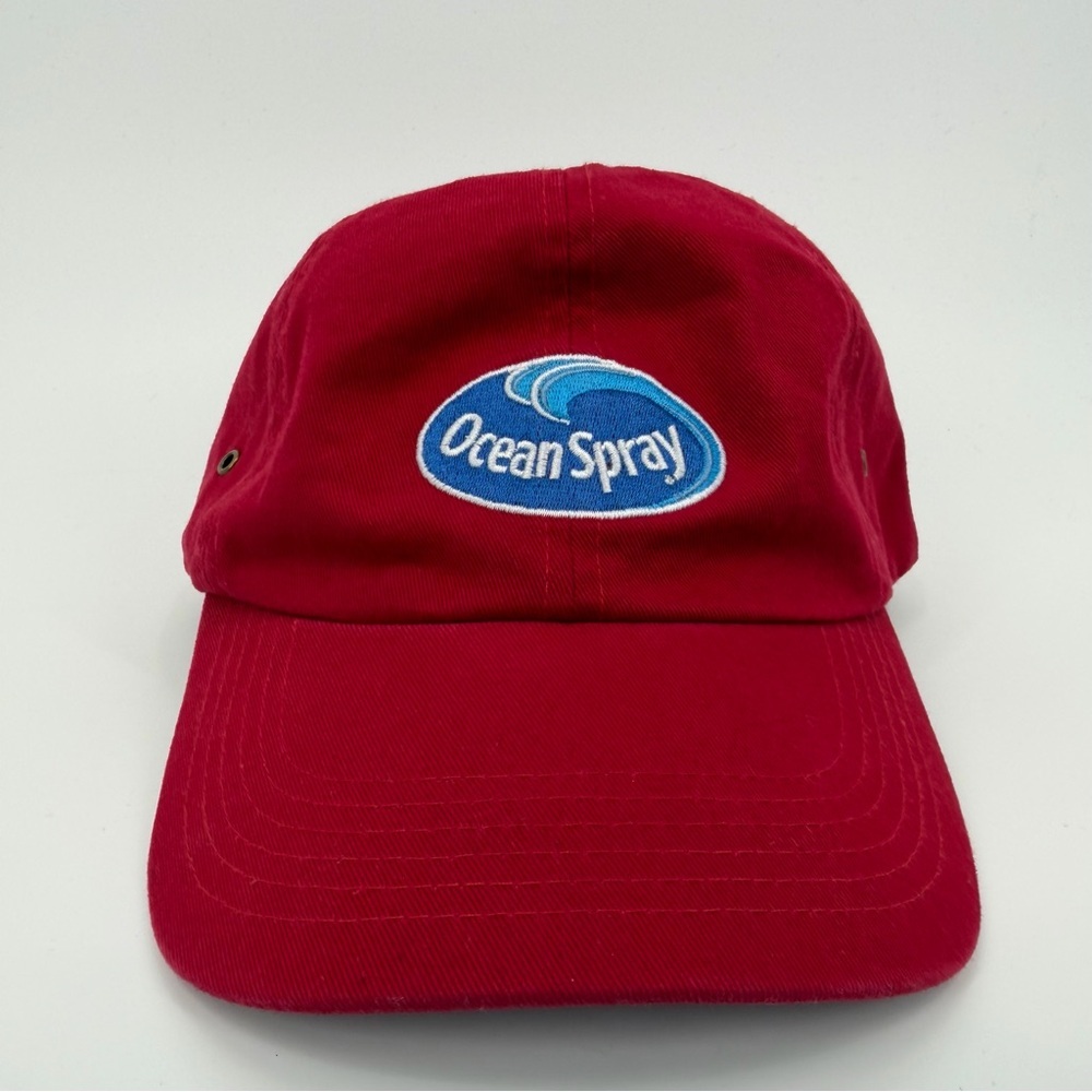 Ocean Spray Maroon Dad Hat Unstructured Baseball Cap